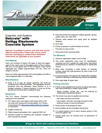Delcrete® with DelAgg - Installation